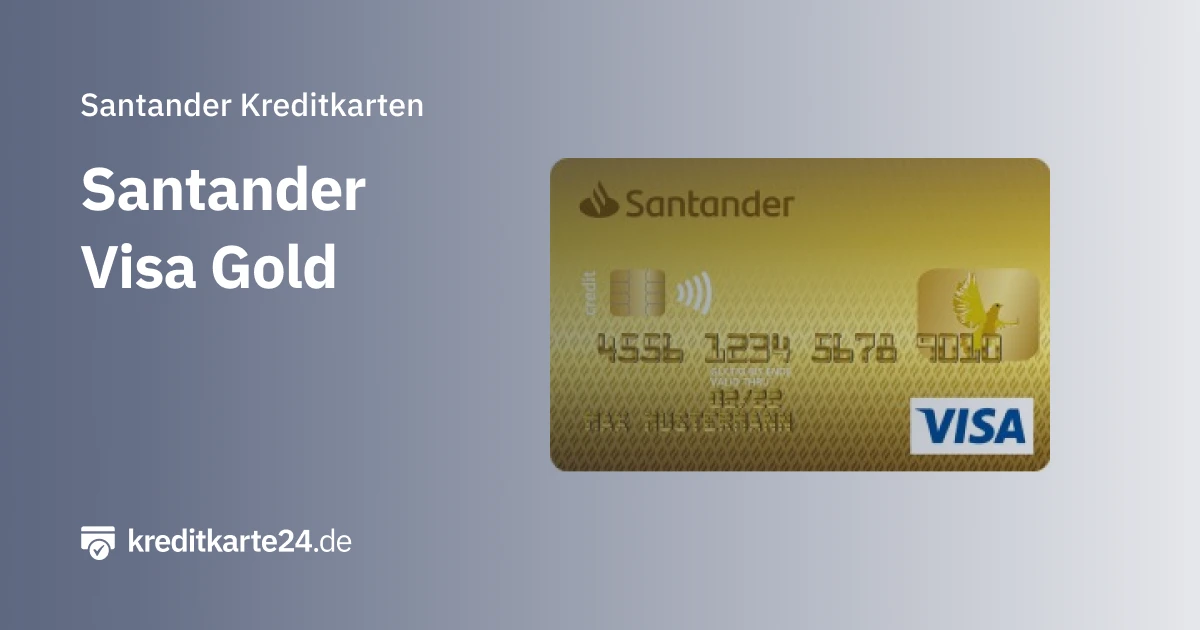 Santander Visa Gold Kreditkarte