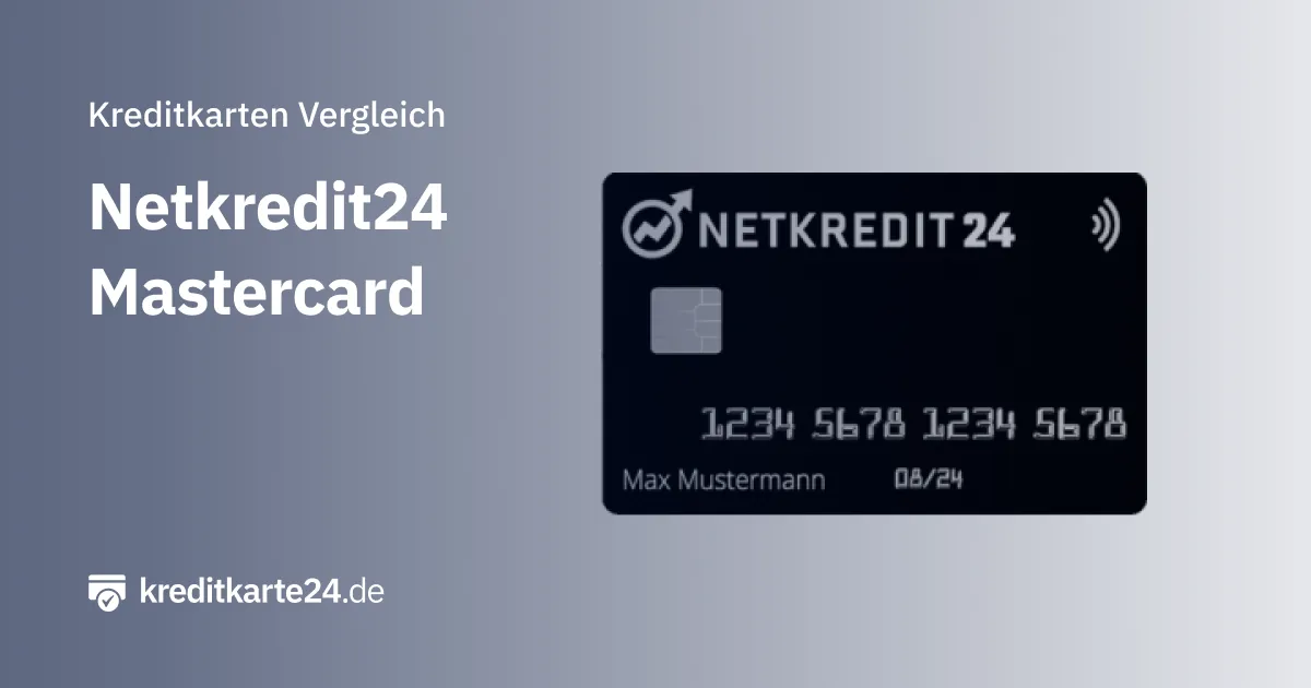 netkredit24 Mastercard Kreditkarte